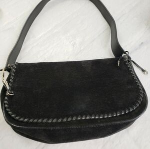 Salvatore Ferragamo AF-21 3897 Suede Bag Hobo EUC